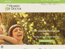 Tablet Screenshot of hearingdr.com